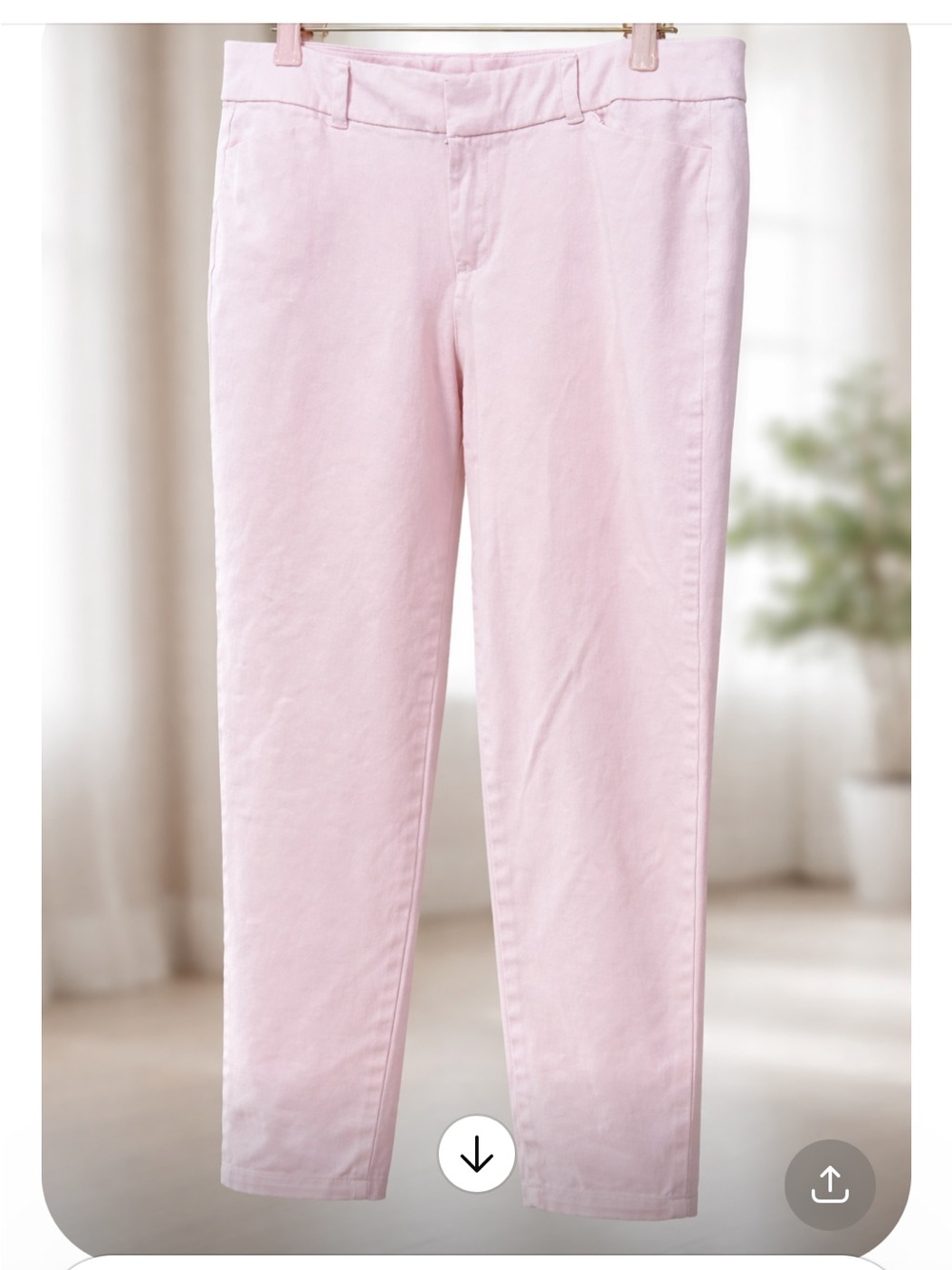 Old Navy Light Pink Cropped Ankle Pants